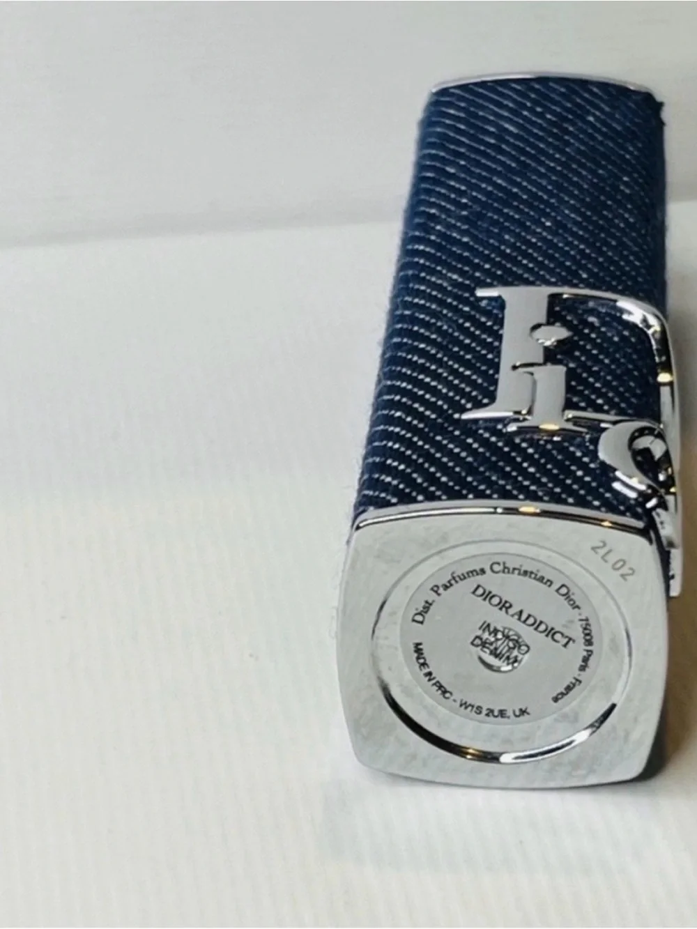 Dior Addict Lipstick Case Blue Denim Limited Edition Refillable
